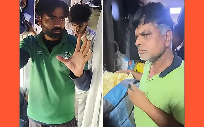 अवध एक्सप्रेस के AC कोच में अवैध वेंडरों का 'कब्जा'; वीडियो वायरल होने के बाद रेल सुरक्षा पर उठे सवाल