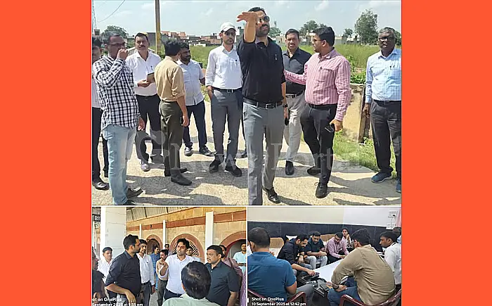 भरतपुर स्टेशन का होगा कायाकल्प, सीएम के निर्देश पर अधिकारियों ने किया निरीक्षण
