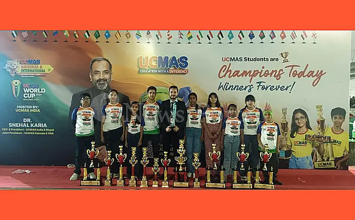 भरतपुर के युवा गणितज्ञों ने यूसीमास विश्व प्रतियोगिता में धूम मचाई