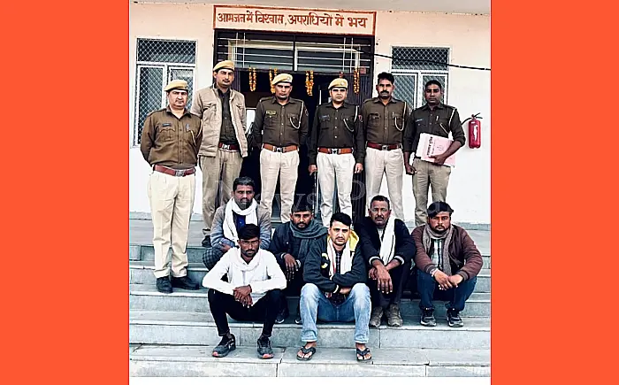 बाटोदा थाने की बड़ी कार्रवाई: जानलेवा हमले के सात आरोपी गिरफ्तार