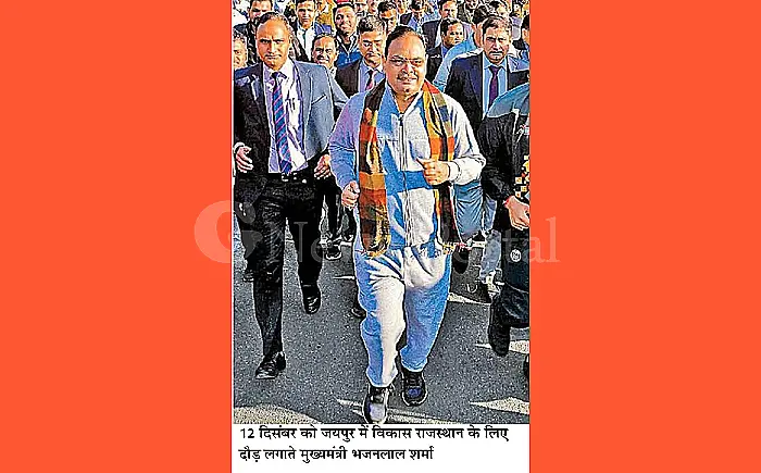मुख्यमंत्री भजनलाल शर्मा: काम के प्रति समर्पण ने बढ़ाया लोकप्रियता का ग्राफ