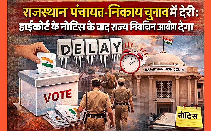 राजस्थान पंचायत-निकाय चुनाव में देरी: हाईकोर्ट के नोटिस के बाद राज्य निर्वाचन आयोग देगा जवाब