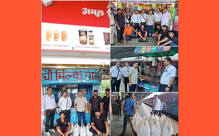 कोटा स्टेशन पर मंडल वाणिज्य प्रबंधक का छापा, अवैध ट्रॉली पकड़ी, 9 वेंडर भी गिरफ्तार