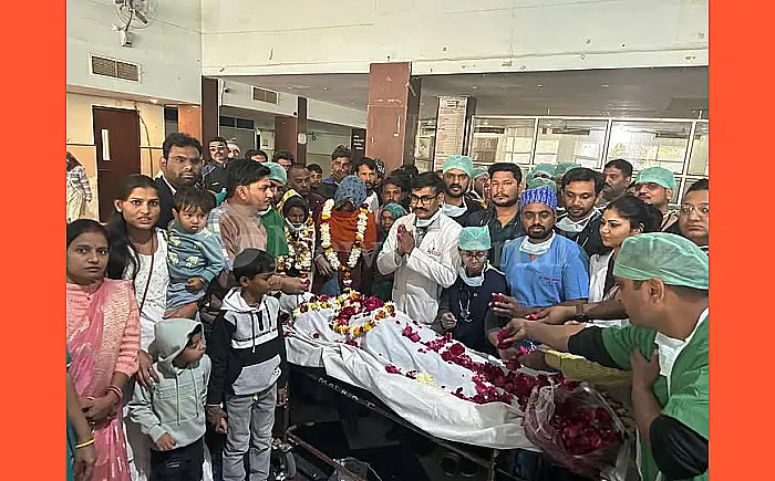 एक ही व्यक्ति के 8 अंगों का दान, प्रदेश में पहली बार लंग्स और हार्ट का सफल प्रत्यारोपण