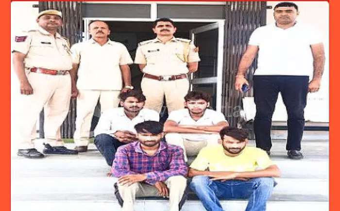 गंगापुर सिटी :  गुप्ता नर्सिंग होम से चोरी के आरोप में 4 गिरफ्तार