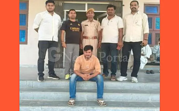 गंगापुर सिटी: डीएसटी टीम ने दबोचा 7 महीने से फरार इनामी बदमाश