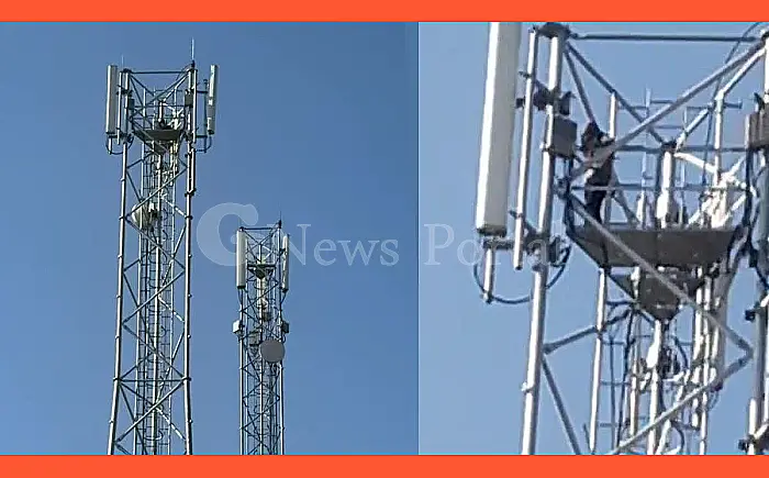 प्रेम प्रसंग में 'हाई वोल्टेज ड्रामा', शादी की जिद को लेकर मोबाइल टावर पर चढ़ी युवती