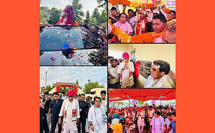 लोकार्पण समारोह: कैबिनेट मंत्री किरोड़ी लाल मीणा ने झारौटी में नवनिर्मित कक्षा-कक्षों का किया उद्घाटन, 'पद दंगल' में भी हुए शामिल