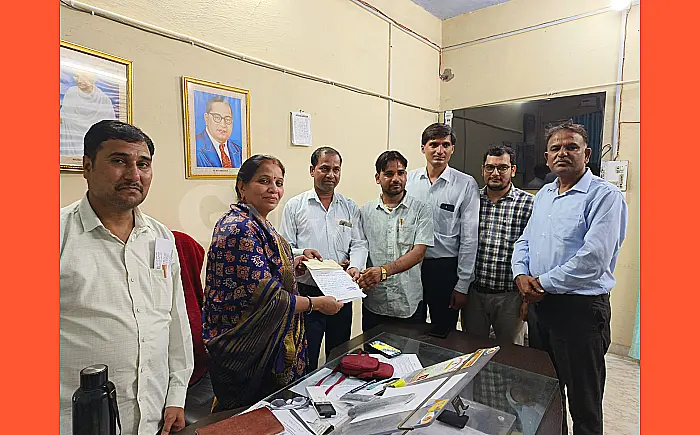 'भविष्य की उड़ान' से प्रेरित होकर राजकीय उच्च प्राथमिक विद्यालय बांसड़ा को मिले ₹30,000, अब होगा ₹75,000 का विकास कार्य
