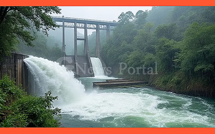 करौली के सपोटरा में झमाझम बारिश जारी, कालीसिल बांध से चली चादर, सुरक्षा व्यवस्था पर सवाल
