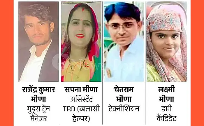 कोटा रेल मंडल: डमी कैंडिडेट से नौकरी पाने वाली सपना और आशा मीणा बर्खास्त