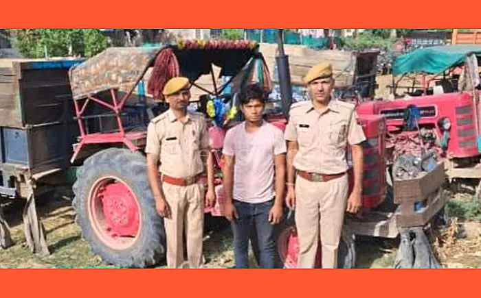 कोतवाली पुलिस की कार्रवाई: अवैध बजरी खनन/परिवहन में ट्रैक्टर-ट्रॉली जब्त, चालक फरार