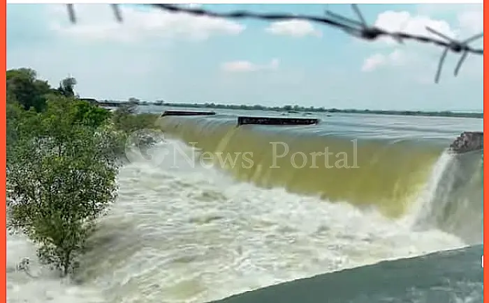 मोरेल बांध 44 साल बाद खतरे के निशान से 4 फीट ऊपर, गंगापुर-सवाई माधोपुर रेलवे ट्रैक पर खतरा