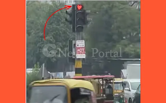 ❤️ जयपुर के चौराहों पर अब 'दिल' के आकार की ट्रैफिक लाइट्स!