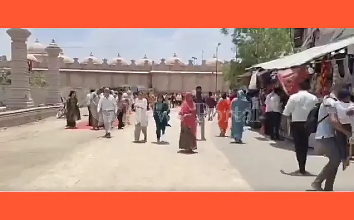 करोड़ों का चढ़ावा, फिर भी अव्यवस्था: सांवलिया सेठ मंदिर में चिलचिलाती धूप में नंगे पैर दौड़ने को मजबूर श्रद्धालु, प्रशासन और ट्रस्ट पर उठे सवाल