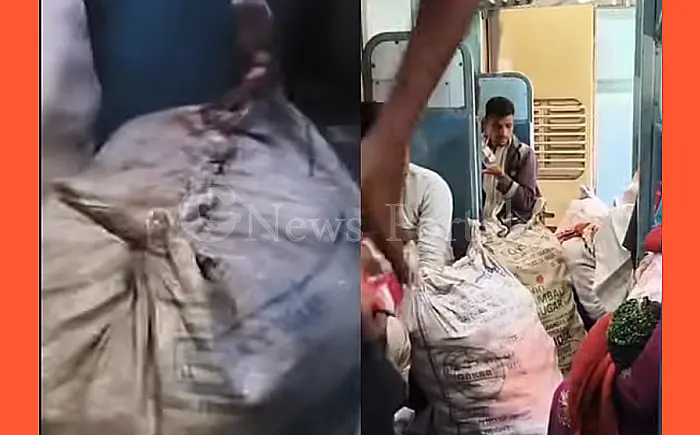भवानीमंडी स्टेशन पर 'संतरा सिंडिकेट' सक्रिय: बिना बुकिंग रोज ट्रेन में चढ़ रहे 200 कट्टे, यात्रियों का सफर हुआ दूभर