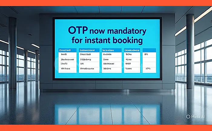तत्काल आरक्षण के लिए अब OTP अनिवार्य, 8 घंटे पहले जारी होगा चार्ट