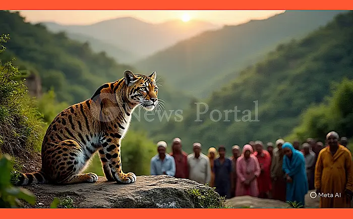 बौंली के थडोली गांव की पहाड़ियों में फिर दिखा पैंथर, दहशत में ग्रामीण