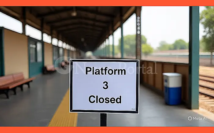 कोटा रेलवे स्टेशन का प्लेटफॉर्म नंबर 3 आज से 14 दिन के लिए बंद