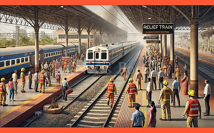 मॉक ड्रिल पर उठे सवाल, हूटर से पहले ही रवाना हुई राहत ट्रेन