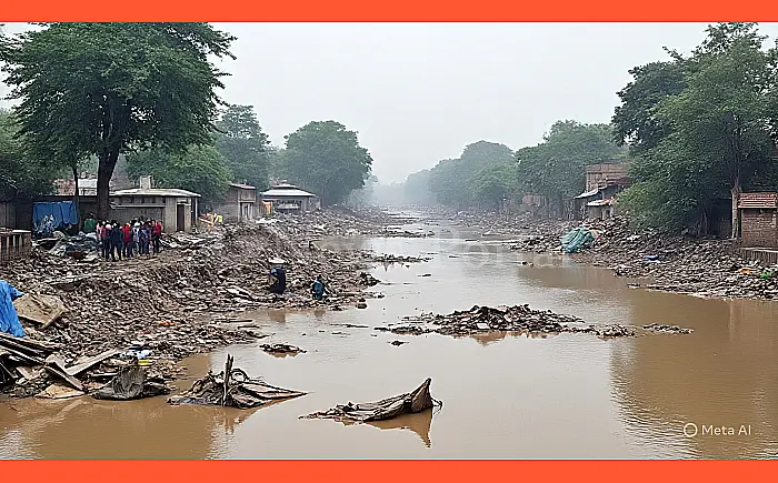 सवाई माधोपुर: लटिया नाले से सटे इलाकों में जलभराव से हाहाकार - प्रशासन मौजूद पर राहत की दरकार