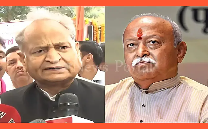 मंदिर शुद्धिकरण विवाद: गहलोत का BJP-RSS पर तीखा हमला, मोहन भागवत को दी खुली चुनौती, कांग्रेस ने बनाया राष्ट्रीय मुद्दा