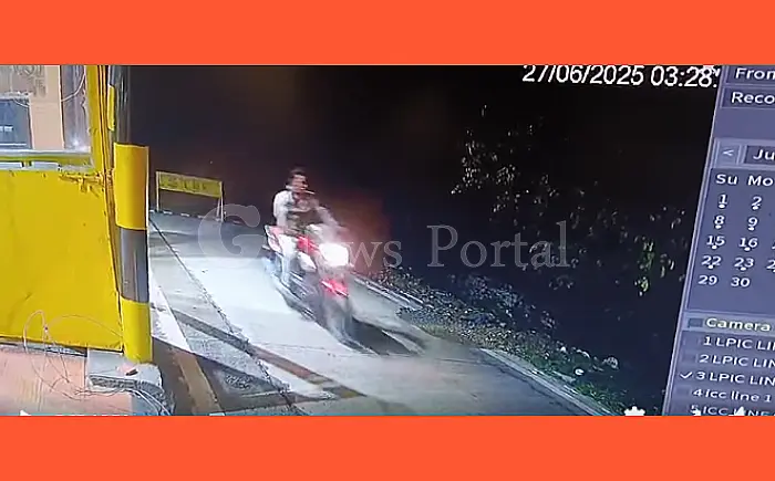 रेल कर्मचारियों की तीन बाइक एक साथ चोरी, सीसीटीवी में दिखे चोर