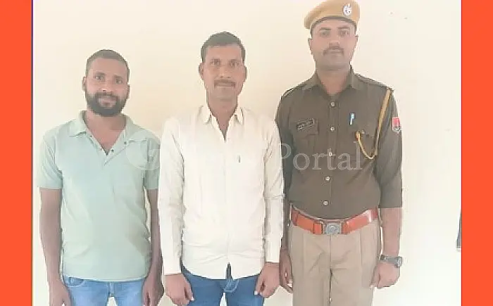 बनास नदी से अवैध बजरी परिवहन के दो फरार आरोपी गिरफ्तार