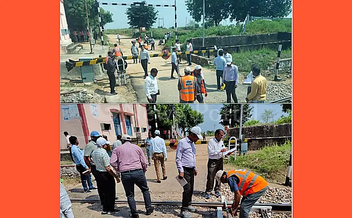 पश्चिम-मध्य रेलवे टीम ने कोटा मंडल में किया संरक्षा ऑडिट